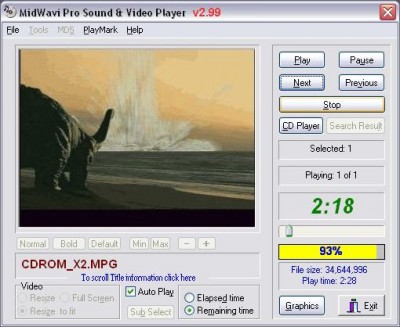 MidWavi Pro 2.99 screenshot