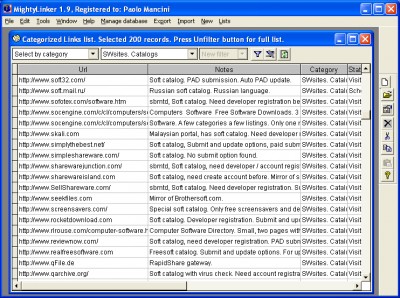 MightyLinker 1.9 screenshot MightyLinker 1.9 screenshot