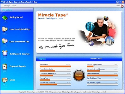 Miracle Type - Learn to Type in one hour 8 screenshot