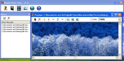 Mobile Photo Filter 1.1 screenshot Mobile Photo Filter 1.1 screenshot