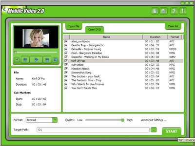 Mobile Video 2.09.518 screenshot Mobile Video 2.09.518 screenshot