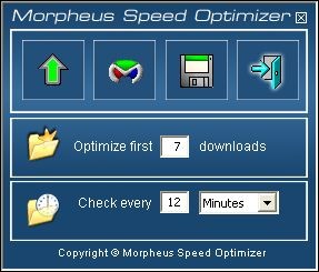 Morpheus Speed Optimizer 3.9 screenshot Morpheus Speed Optimizer 3.9 screenshot