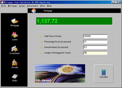 Mortgage loan Calculator 1.0 screenshot Mortgage loan Calculator 1.0 screenshot