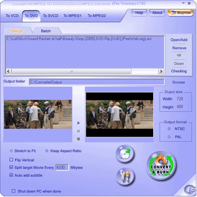 Mov/Rmvb/Divx/Avi to DvD/Vcd Convert Pro 7.07 screenshot Mov/Rmvb/Divx/Avi to DvD/Vcd Convert Pro 7.07 screenshot