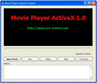 Movie Player ActiveX (OCX) 1.0 screenshot