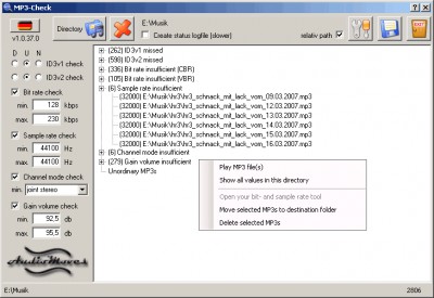 MP3-Check 1.0.37.0 screenshot MP3-Check 1.0.37.0 screenshot