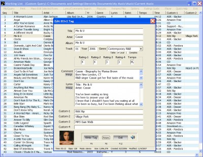 MP3 EZlib Music Library/Playlist Manager 2.0 screenshot