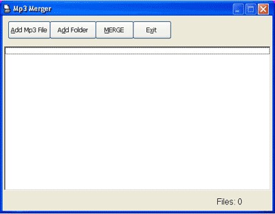 Mp3 Merger 1.0 screenshot