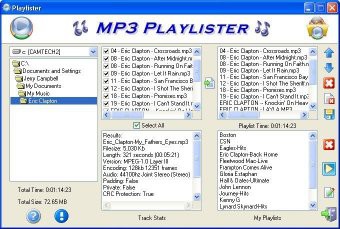 MP3 Playlister 1.0 screenshot MP3 Playlister 1.0 screenshot