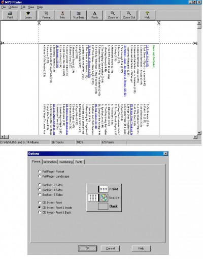 MP3 Printer 1.07 screenshot