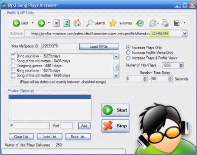Mp3 Song Plays Increaser 2 screenshot