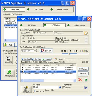 MP3 Splitter & Joiner 3.03 screenshot MP3 Splitter & Joiner 3.03 screenshot