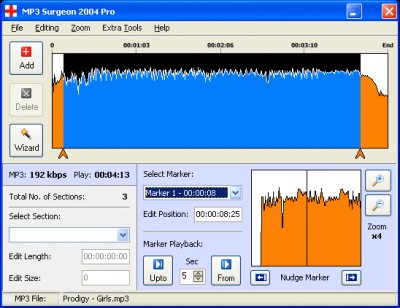 MP3 Surgeon 2003 Lite screenshot