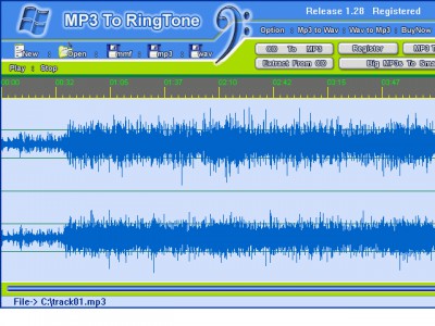 MP3 To Ringtone 1.36 screenshot MP3 To Ringtone 1.36 screenshot