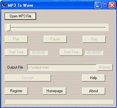 MP3 To Wave 1.016 screenshot