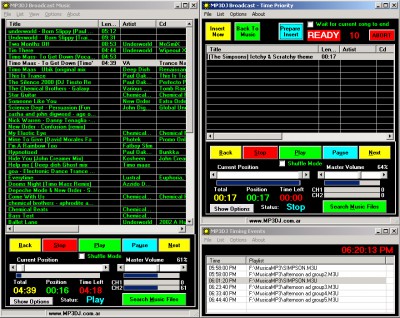 MP3DJ Broadcast 3.1 screenshot MP3DJ Broadcast 3.1 screenshot