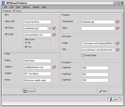 MP3Guard MP3 Protection 2.0 screenshot