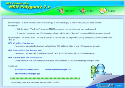 MSN Polygamy 8.1 screenshot
