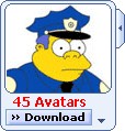 MSN Simpsons Avatar Display Pack 1.0 screenshot