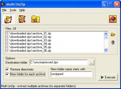 Multi-ZIP-licity 2.0 screenshot Multi-ZIP-licity 2.0 screenshot