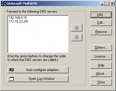 MultiDNS 1 screenshot MultiDNS 1 screenshot