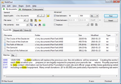 MultiFind 1.2 screenshot