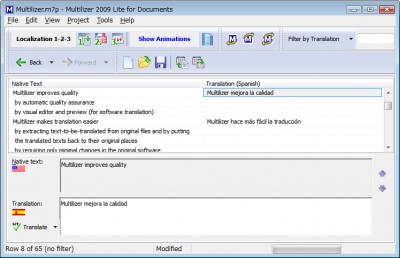 Multilizer Lite for Developers 2007 screenshot