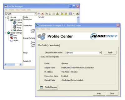 MultiNetwork Manager 7.2 screenshot MultiNetwork Manager 7.2 screenshot