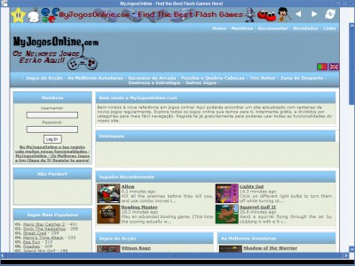 MyJogosOnline 1.0 screenshot MyJogosOnline 1.0 screenshot