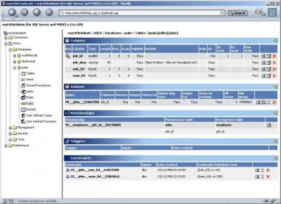 myLittleAdmin 2.7 screenshot myLittleAdmin 2.7 screenshot