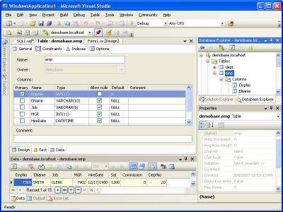 MySQL Developer Tools for VS 2005 2.00 screenshot MySQL Developer Tools for VS 2005 2.00 screenshot