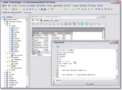 MySQL Turbo Manager Enterprise 3.6 screenshot