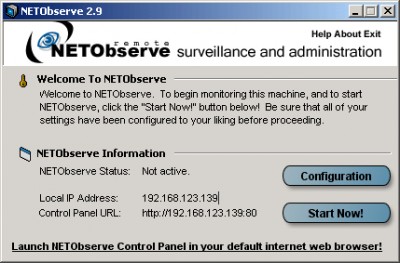 NETObserve 2.98 screenshot NETObserve 2.98 screenshot