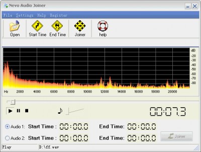 Nevo Audio Joiner 2.1 screenshot