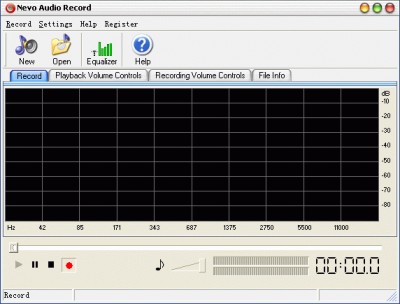 Nevo Audio Recorder 2.1 screenshot Nevo Audio Recorder 2.1 screenshot