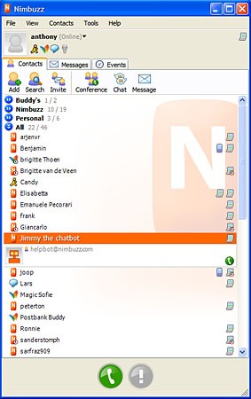 Nimbuzz 0.13.14 screenshot Nimbuzz 0.13.14 screenshot