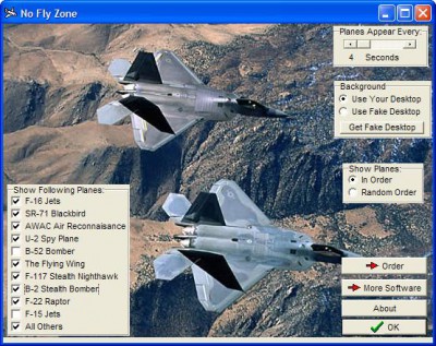 No Fly Zone Screensaver 2.23g screenshot No Fly Zone Screensaver 2.23g screenshot