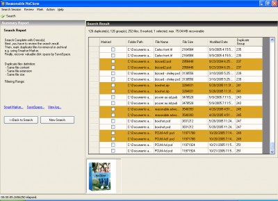NoClone Enterprise - Network duplicate files remov 2007 (4.1. screenshot
