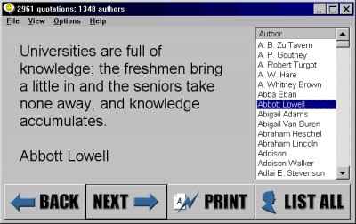 Notable Quotables 1.01 screenshot
