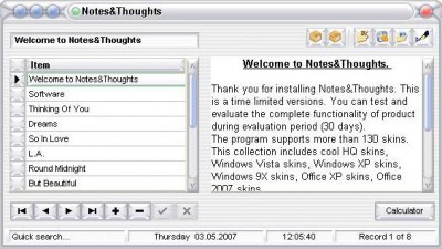 Notes&Thoughts Full 1.6 screenshot Notes&Thoughts Full 1.6 screenshot