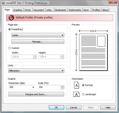 novaPDF Server Std 4.0 screenshot