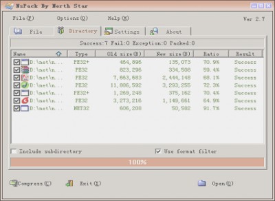nspack 3.7 screenshot nspack 3.7 screenshot