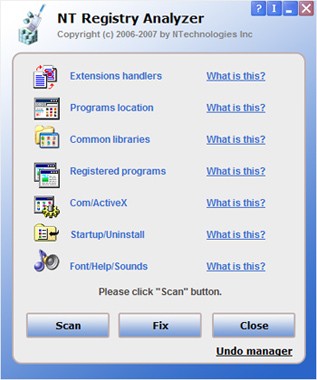 NT Registry Analyzer 1.0 screenshot