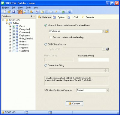 NTK HTML Builder 1.5 screenshot
