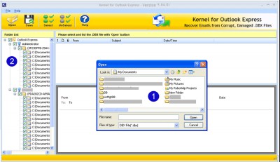 Nucleus Kernel Outlook Express Email Recovery 4.02 screenshot Nucleus Kernel Outlook Express Email Recovery 4.02 screenshot