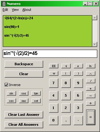 Numero 1.1 screenshot