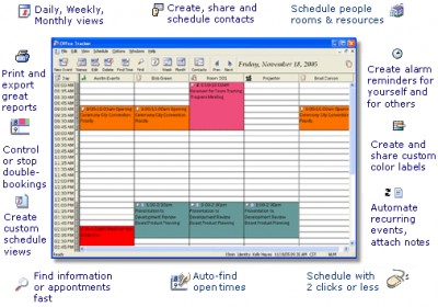 Office Tracker Scheduling Software 6.5 screenshot