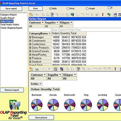 OLAP Reporting Tool for Excel 3 screenshot OLAP Reporting Tool for Excel 3 screenshot