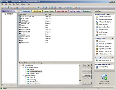 Omniquad Surfwall - Enterprise Manager 2.882 screenshot Omniquad Surfwall - Enterprise Manager 2.882 screenshot