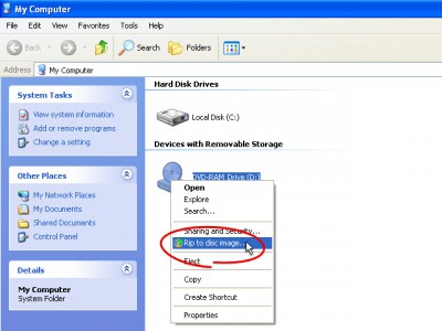One-click ISO Ripper 1.2 screenshot